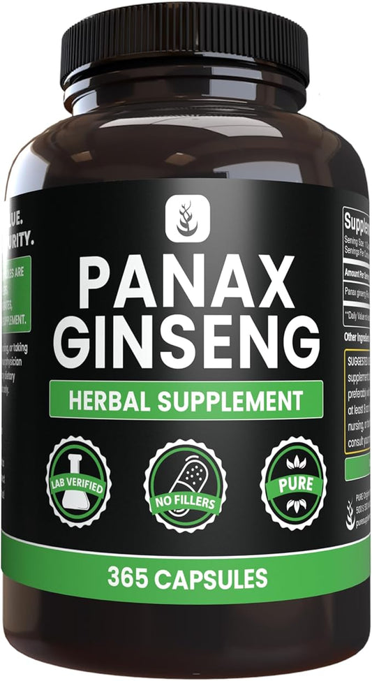 PURE ORIGINAL INGREDIENTS Panax Ginseng (365