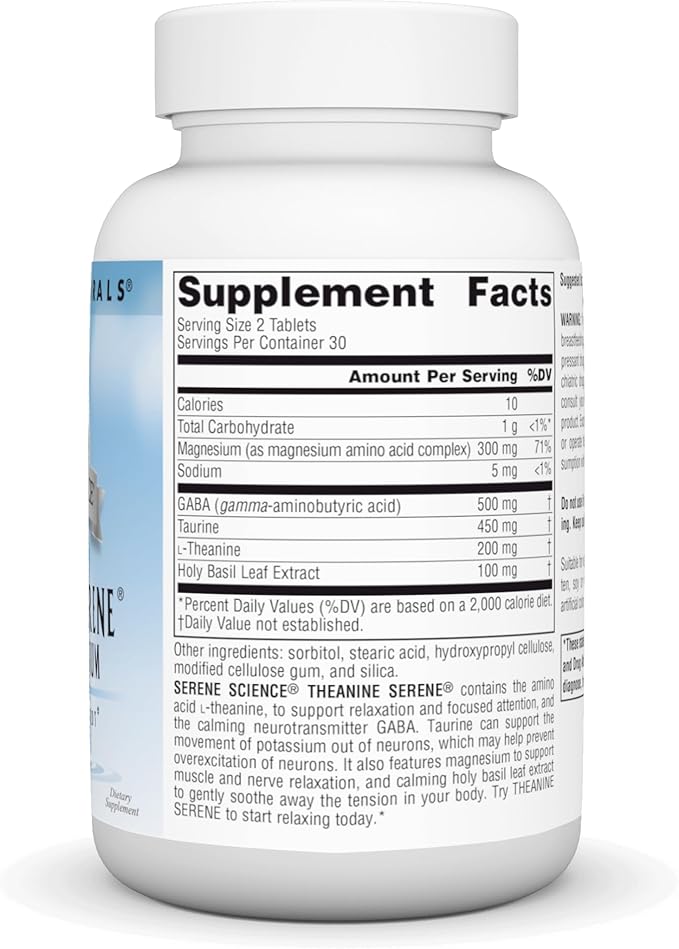 Source Naturals Serene Science L-Theanine 60 Tablets