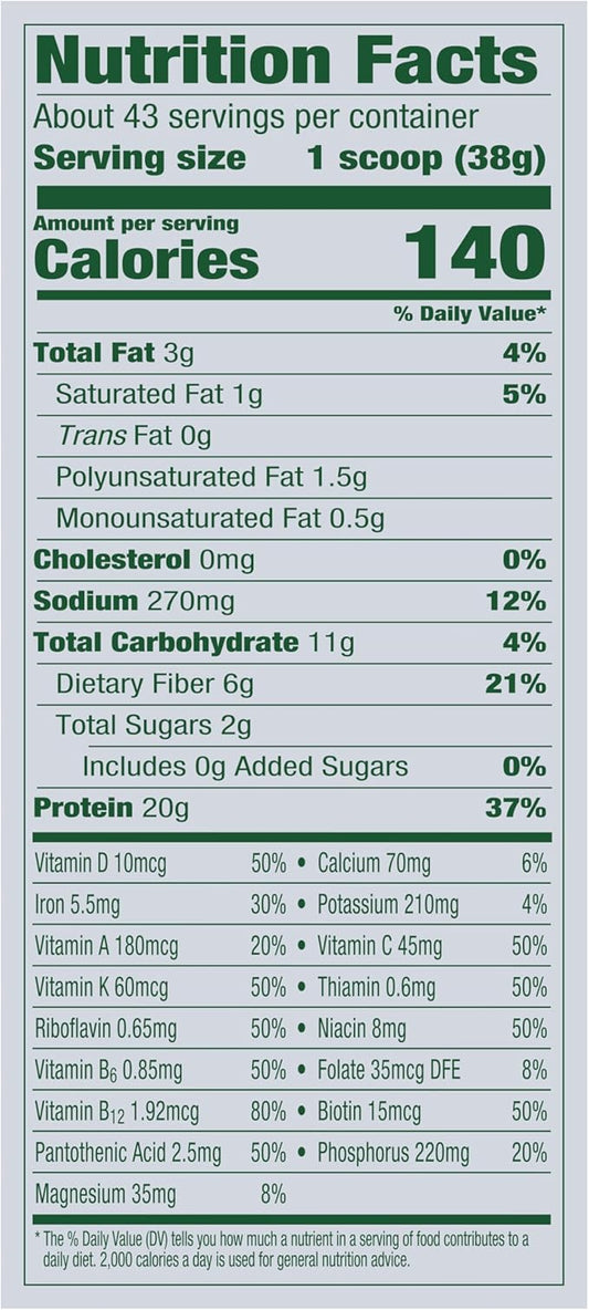Vega Organic All-in-One Vegan Protein Powder, 3.1 lbs
