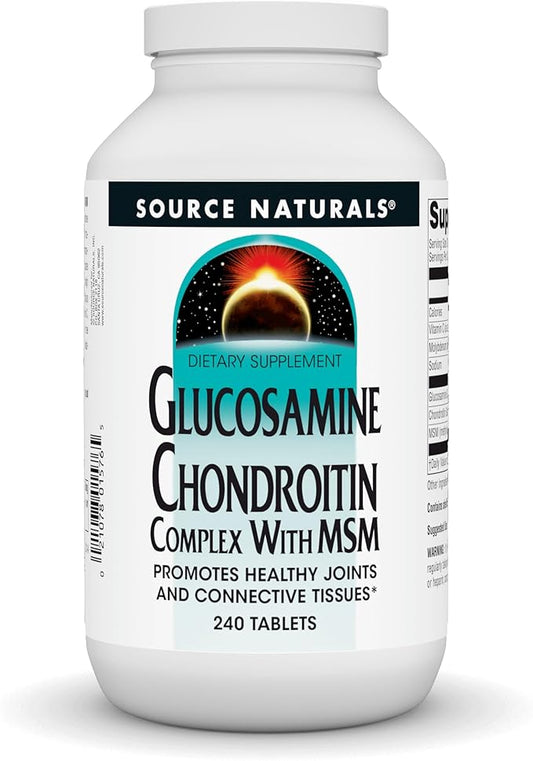 Source Naturals Glucosamine Chondroitin Complex 240 Tablets