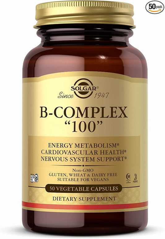 SOLGAR B-Complex 100" 50 Vegetable 50 Servings