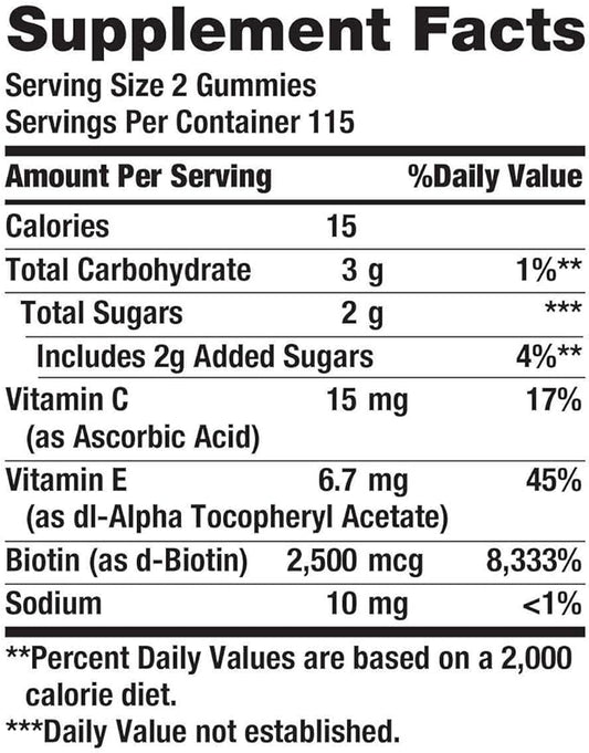 Nature's Bounty Hair, Skin and Nails, 230 Gummies (2 Pack)