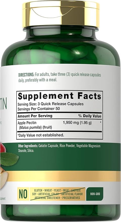 Carlyle Apple Pectin 1950mg | 150 Capsules