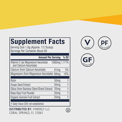 Vimergy Micro-C Immune Power TM * 125g – 69 servings 1000mg/serving –