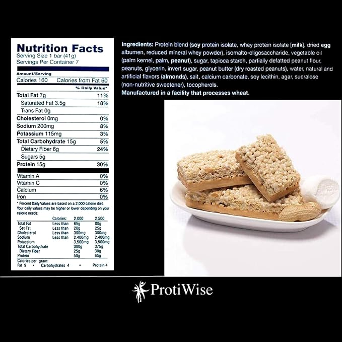 ProtiWise – High Protein 15g Bar 7/Box |