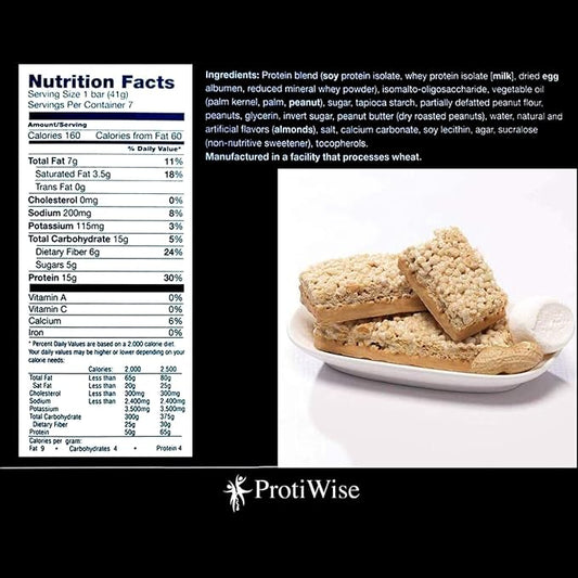 ProtiWise – High Protein 15g Bar 7/Box |
