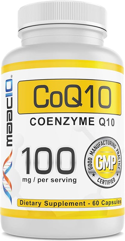 MAAC10 100mg CoQ10 (60 Capsules) Q10 for (60 Day