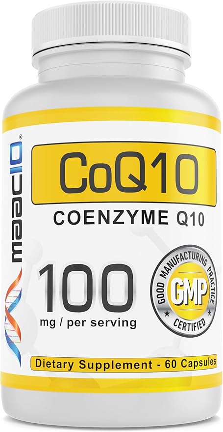 MAAC10 100mg CoQ10 (60 Capsules) Q10 for (60 Day