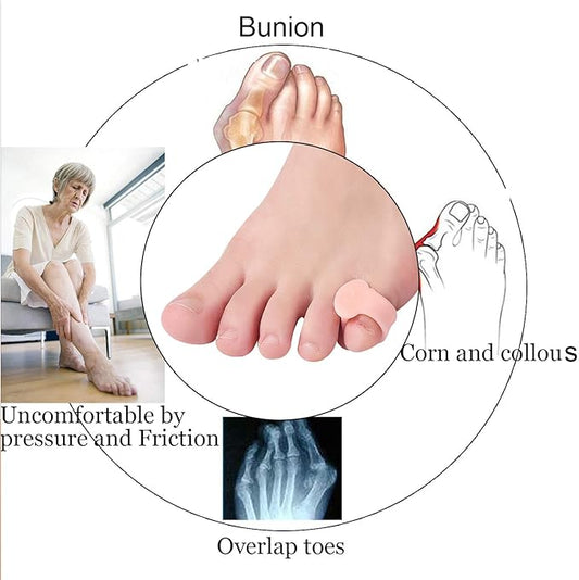 10 Pcs Pinky Toe Splint, Gel