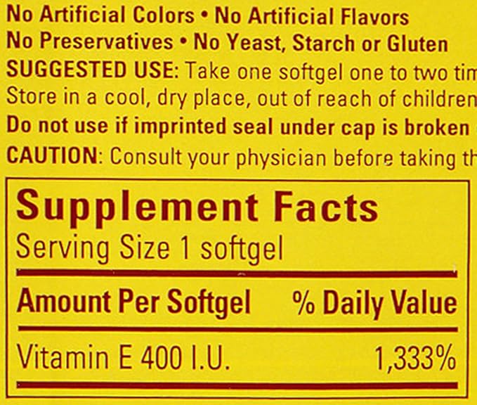 Nature Made Vitamin E 400IU, 180 2)