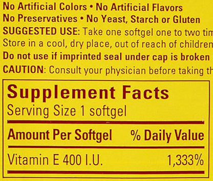 Nature Made Vitamin E 400IU, 180 2)