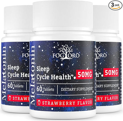 Powerful Melatonin -Fall Asleep Faster, Stay