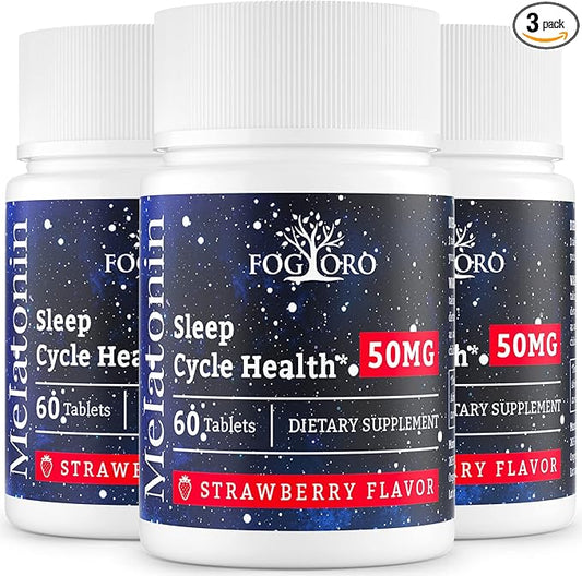 Powerful Melatonin -Fall Asleep Faster, Stay