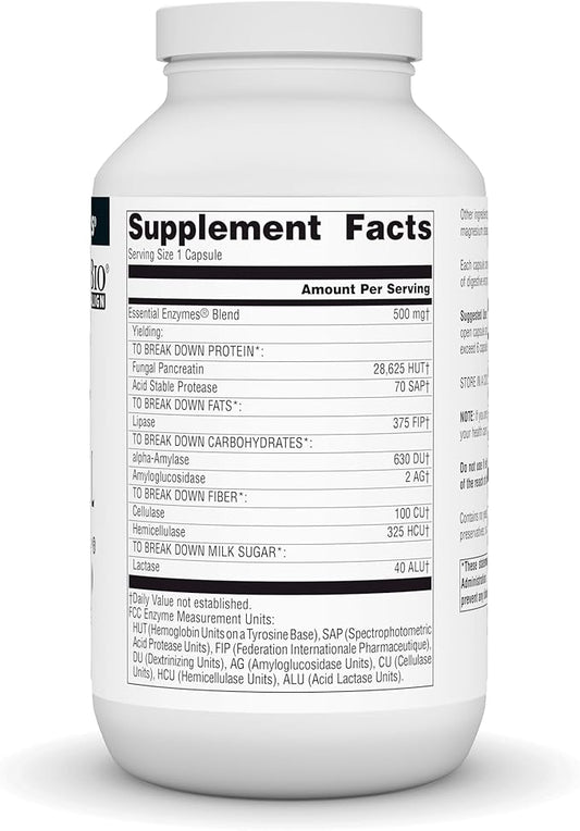 Source Naturals Essential Enzymes 500mg, Bio-Aligned 360 Capsules