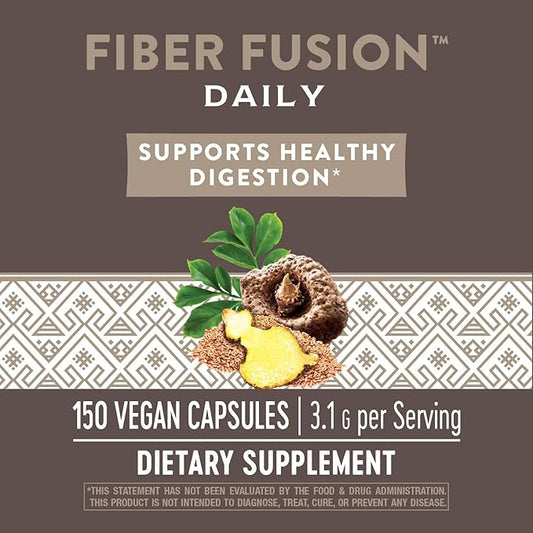 Nature's Way Fiber Fusion Daily Supplement, 150 Vegan