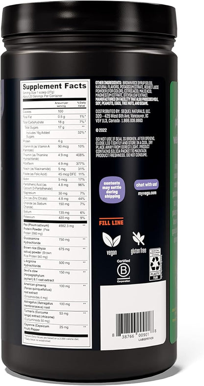 Vega Sport Recovery, Apple Berry 1.2 lbs