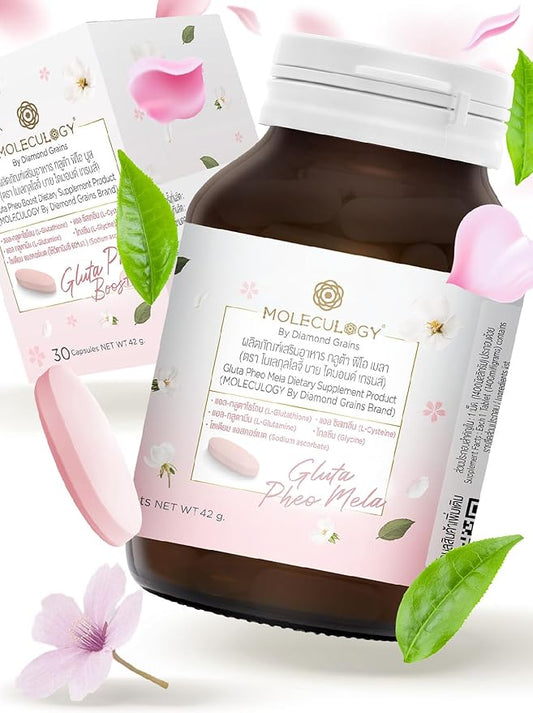 Diamond Grains Moleculogy Gluta Pheo Mela 30 Tablets 1 Bottle