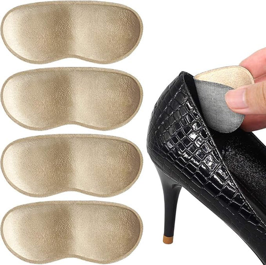 Dr.Foot Heel Grips for Men and 2pairs+ Extra 1pair (Beige)