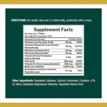 Nature's Bounty Super B Complex 150 ct, 2