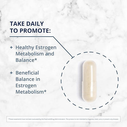 Metagenics Meta Indole-3-Carbinol - 150 g Indole-3-Carbinol - Supports Estrogen Hormone Balance* - Metabolic Supplement - Vegetarian & Gluten-Free - 180 Capsules