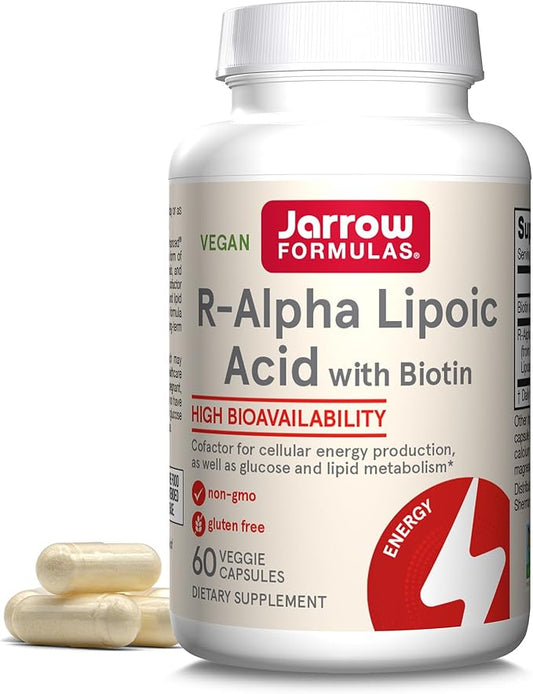 Jarrow Formulas R-Alpha Lipoic Acid 100 60 Veggie 60 Day