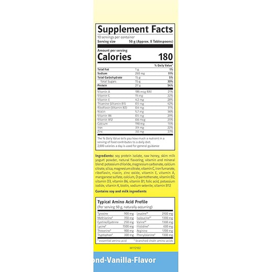 Almased Vanilla Meal Replacement Shake 17.6 oz (1.1 Pound (2 Pack))