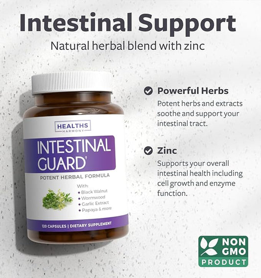 Intestinal Guard (Non-GMO) Maintain Intestinal Health -120 Capsules
