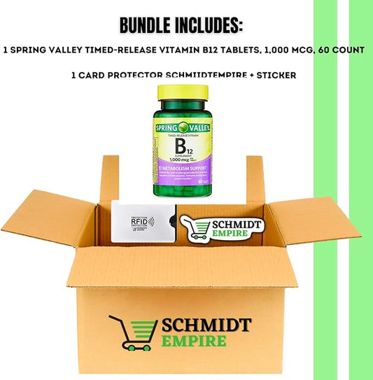 Vitamin B-12 1000 mcg Timed Release 60 Tablets