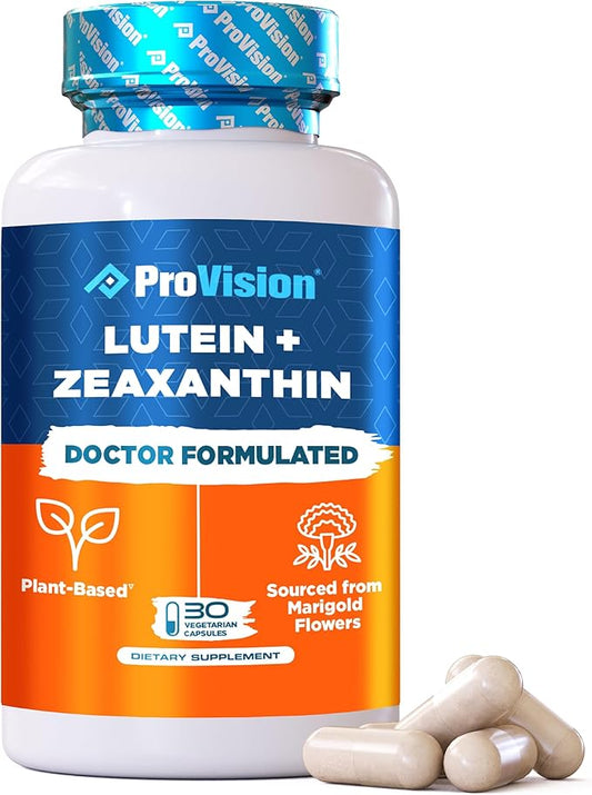 ProVision Lutein & Zeaxanthin Supplements Plant-Based 30 Capsules