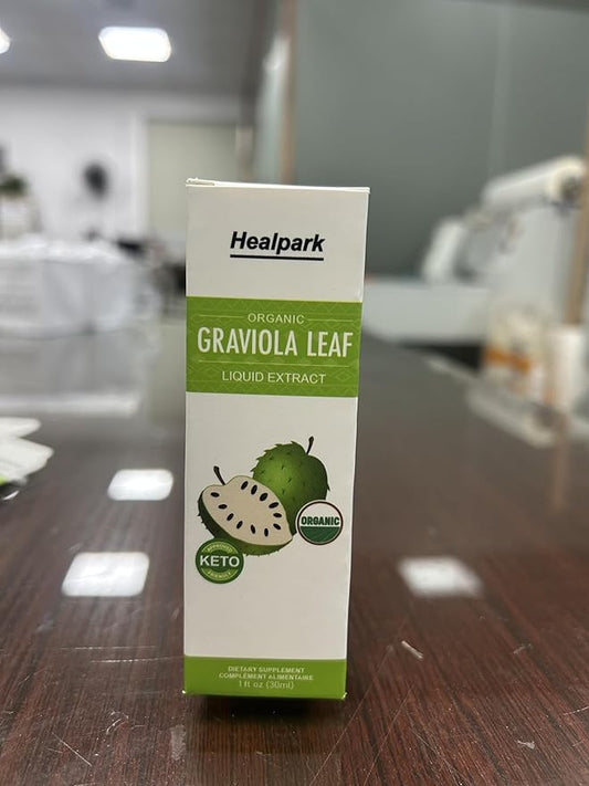 Healpark Soursop Bitters Liquid Graviola Leaf Extract 98% Absorption-1 Absorption-1 Fl