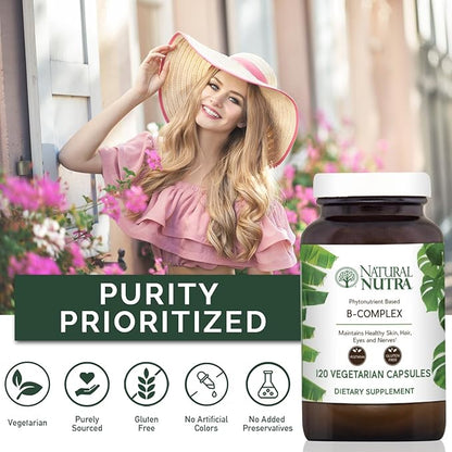 Natural Nutra Vitamin B Complex 120 Vegetarian