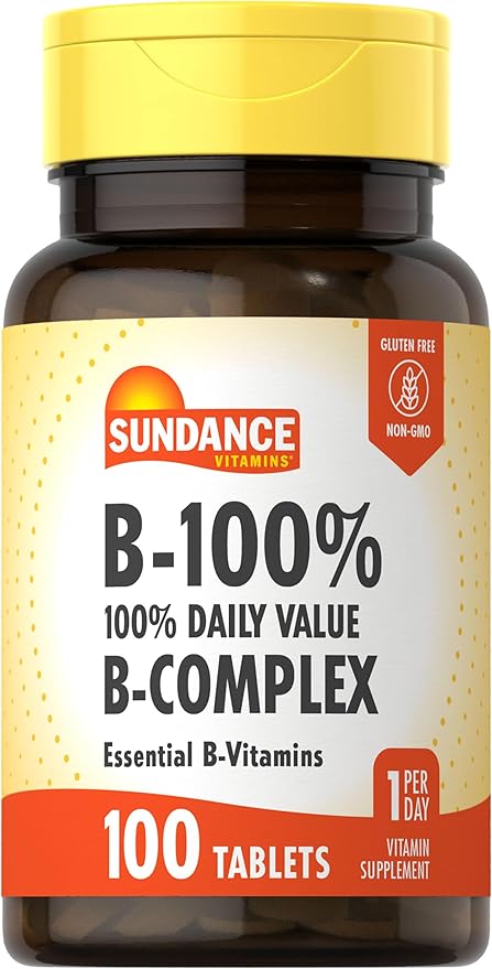 Sundance Vitamin B-Complex 100% Daily Value 100 Tablets