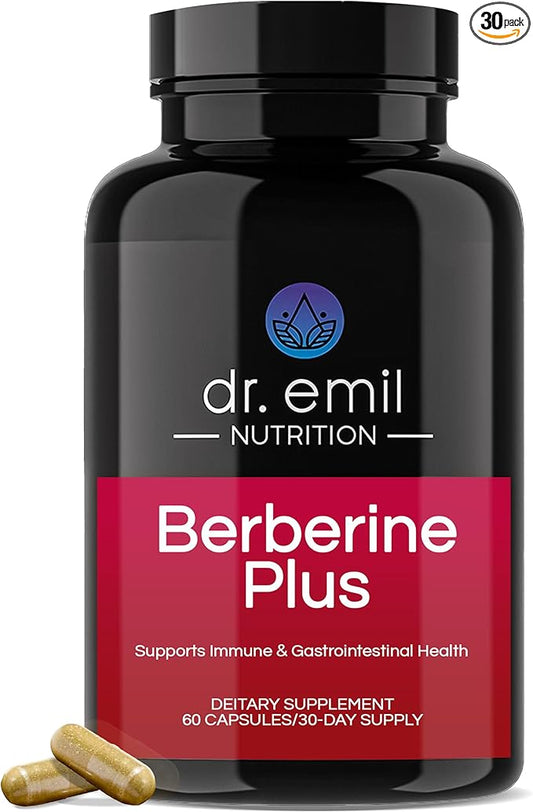 Dr. Emil Berberine 500mg Capsules 30-Day Supply