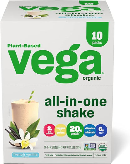 Vega Organic All-in-One Vegan Protein Powder, 13.5 oz