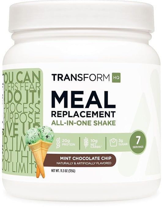 TransformHQ Meal Replacement Shake Powder 7 20G Protein
