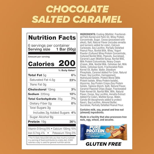 Pure Protein Bars, High Protein, Nutritious 1.76 oz., 36 Count