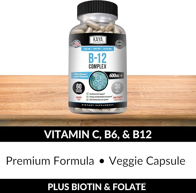 Kaya Naturals B-12 Complex 60 Count