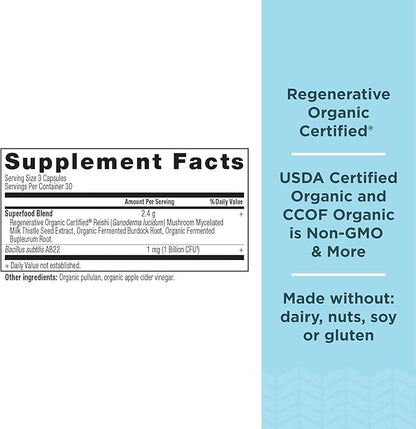 Ancient Nutrition Regenerative Organic Certified Liver 90 Count