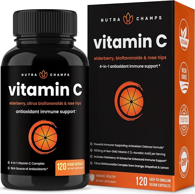 Vitamin C 1000mg with Rose Hips 500mg Vitamin