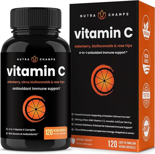 Vitamin C 1000mg with Rose Hips 500mg Vitamin