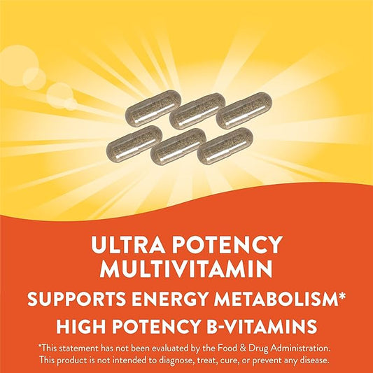 Nature's Way Alive! Max6 Potency Multivitamin, B12 & 90 Capsules