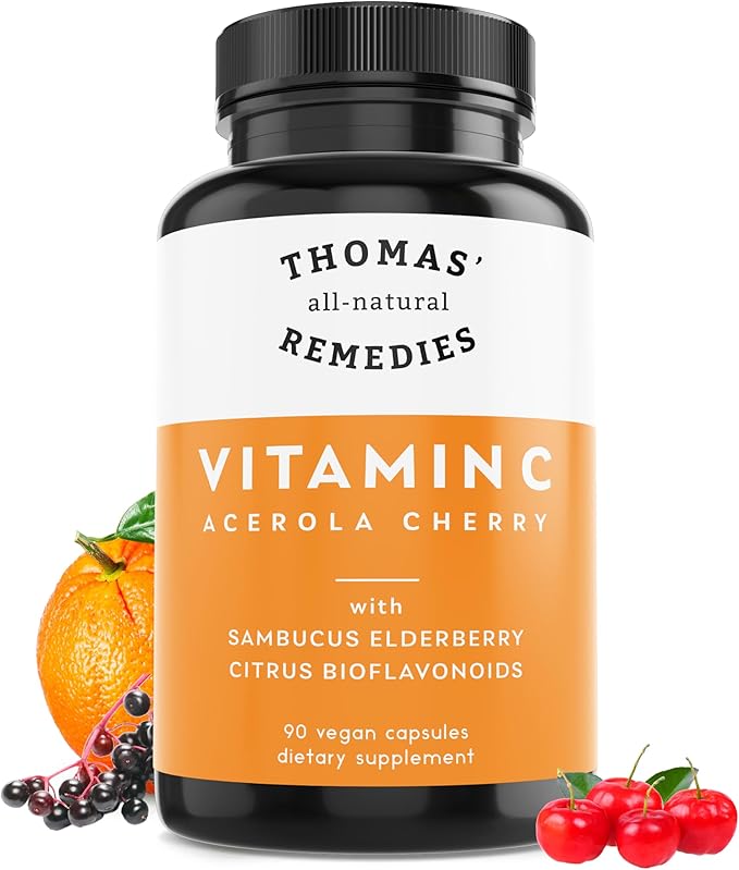 Thomas' all-natural Remedies Vitamin C 90 Capsules
