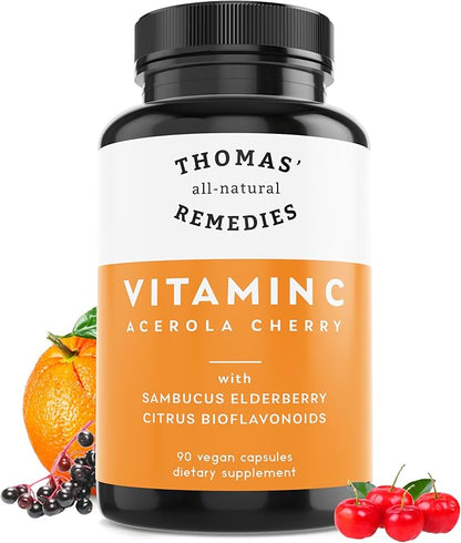 Thomas' all-natural Remedies Vitamin C 90 Capsules
