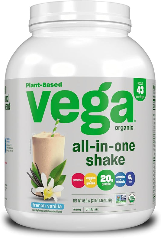 Vega Organic All-in-One Vegan Protein Powder, 3.1 lbs