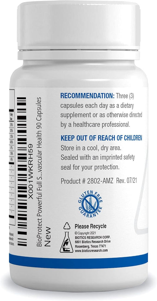 Biotics Research BioProtect Plus Protects Body CoQ10, Taurine, 90 Caps