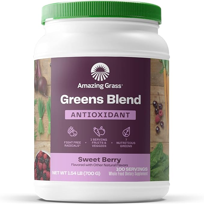 Amazing Grass Greens Superfood Antioxidant: Greens 100 Servings