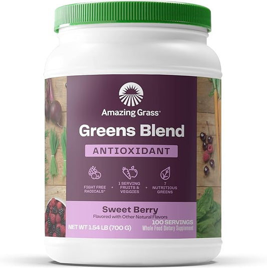 Amazing Grass Greens Superfood Antioxidant: Greens 100 Servings
