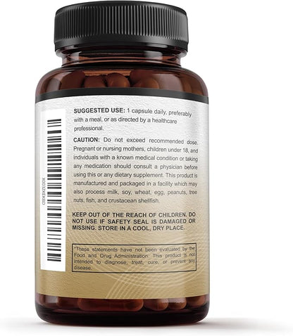Premium Geranylgeraniol Supplement – GG-Gold 150mg CoQ10 Production 60 Capsules