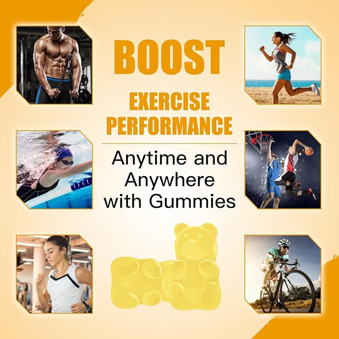 Creatine Monohydrate Gummies 5000mg for Men & Women, Chewables Creatine Monohydrate for Muscle Strength, Muscle Builder, Energy Boost, Pre-Workout Supplement-90 Pineapple Gummies