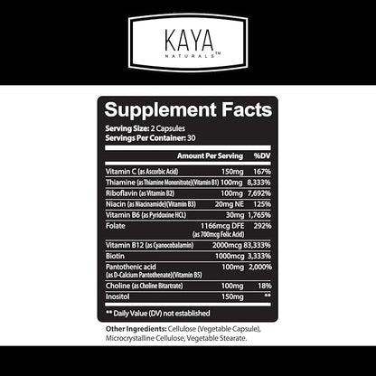 Kaya Naturals B-12 Complex 60 Count